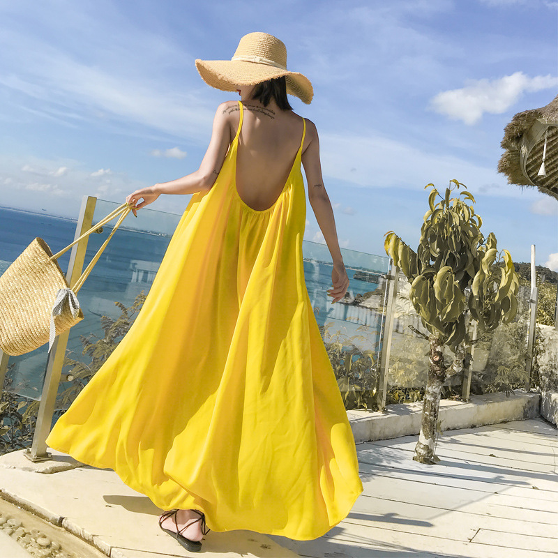 15 thiết kế đầm dài đi biển tôn dáng cho bạn trong mùa hè 2020 - Travelgear Blog
